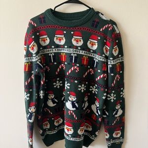 H&M happy holiday sweater